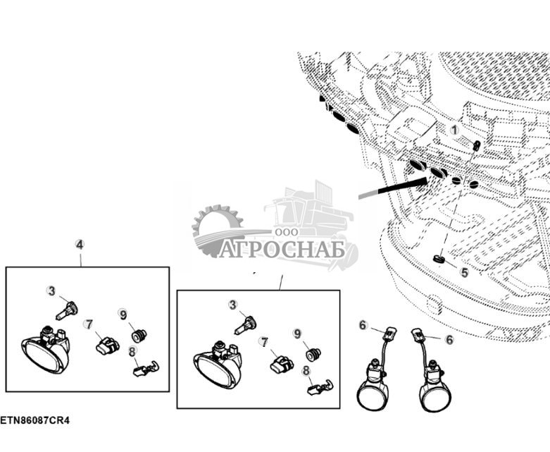 Световые приборы верхней облицовочной панели со светодиодными прожекторами - ST829556 405.jpg